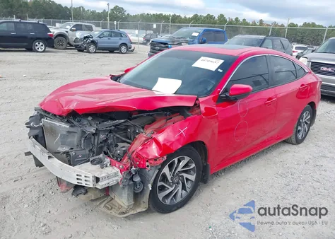 2017 Honda Civic Ex из США, поврежденный, VIN 2HGFC2F74HH549842